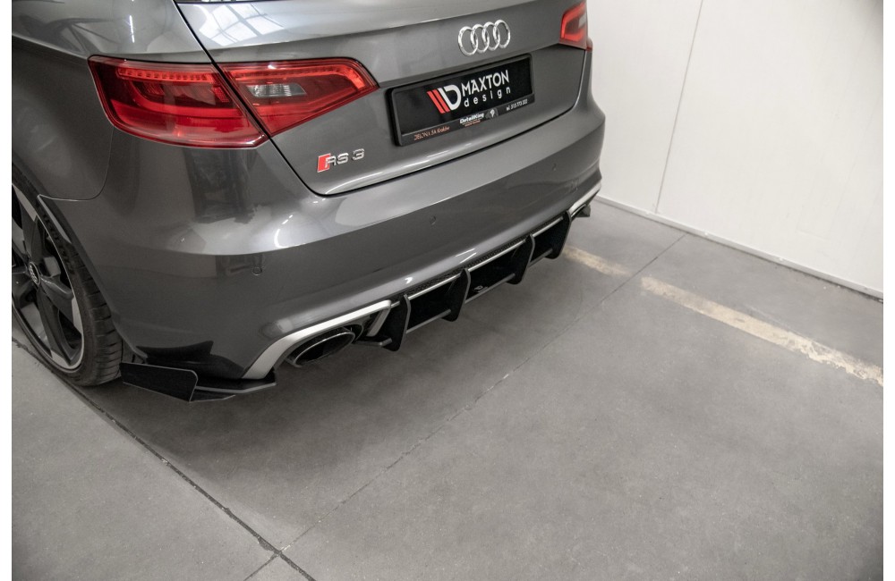 Street Pro Rear Diffuser V.1 Audi RS3 8V Sportback - Black