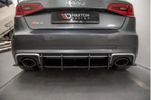 Street Pro Rear Diffuser V.1 Audi RS3 8V Sportback - Black