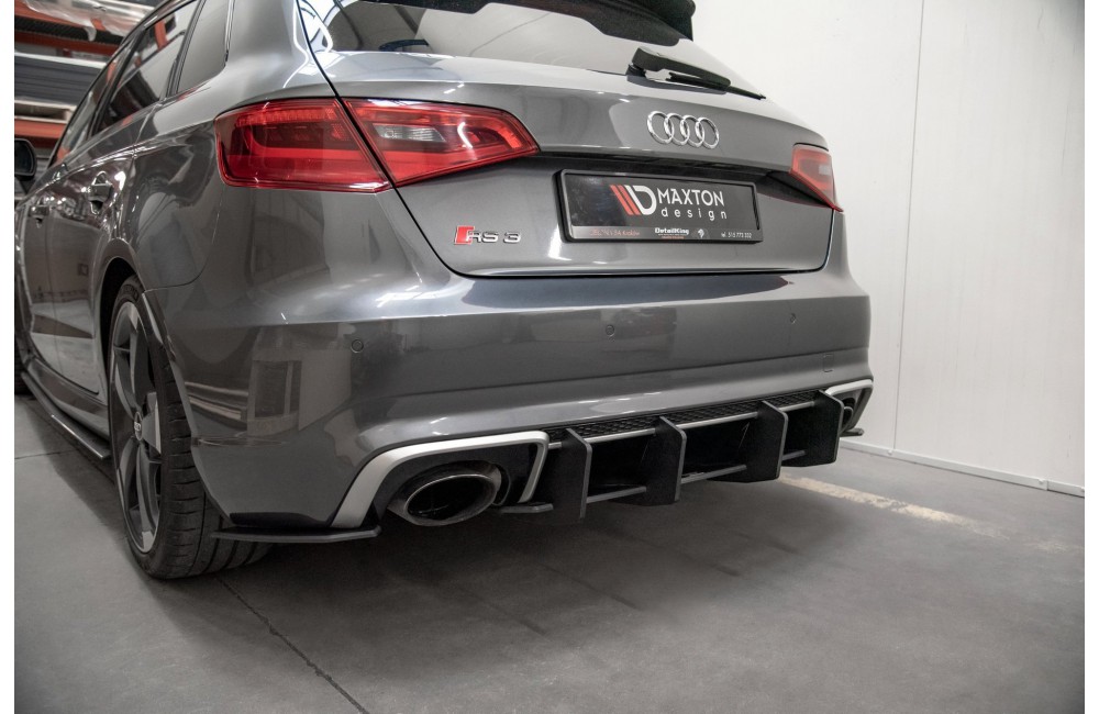 Street Pro Rear Diffuser V.2 Audi RS3 8V Sportback - Black
