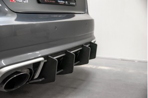 Street Pro Rear Diffuser V.2 Audi RS3 8V Sportback - Black