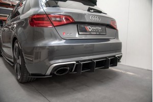 Street Pro Rear Diffuser V.2 Audi RS3 8V Sportback - Black