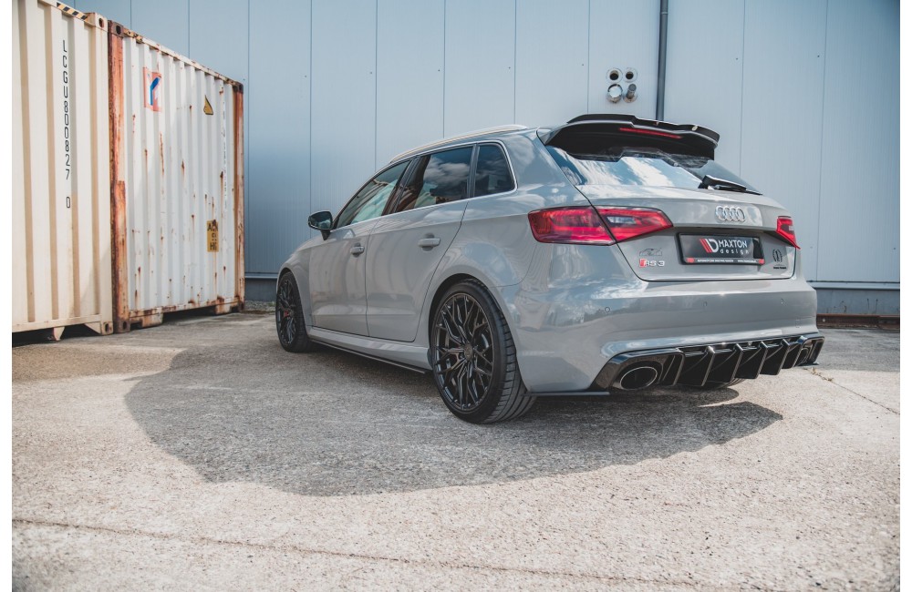 Street Pro Side Skirts Diffusers Audi RS3 8V Sportback - Black Street Pro Side Skirts Diffusers Audi RS3 8V Sportback - Black