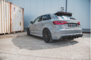 Street Pro Side Skirts Diffusers Audi RS3 8V Sportback - Black Street Pro Side Skirts Diffusers Audi RS3 8V Sportback - Black