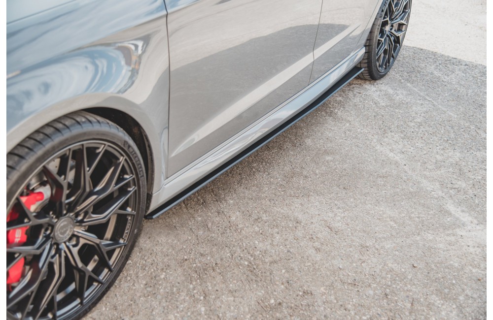 Street Pro Side Skirts Diffusers Audi RS3 8V Sportback - Black Street Pro Side Skirts Diffusers Audi RS3 8V Sportback - Black