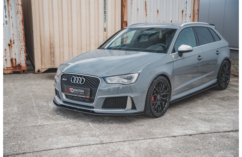 Street Pro Side Skirts Diffusers Audi RS3 8V Sportback - Black Street Pro Side Skirts Diffusers Audi RS3 8V Sportback - Black