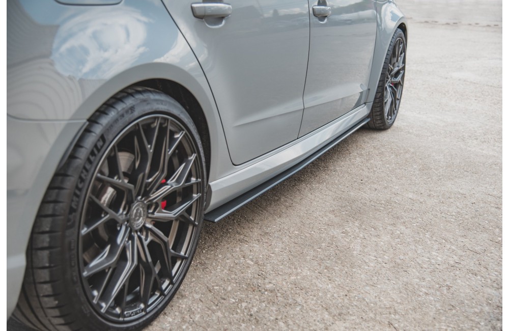 Street Pro Side Skirts Diffusers Audi RS3 8V Sportback - Black Street Pro Side Skirts Diffusers Audi RS3 8V Sportback - Black