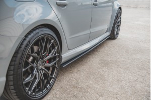 Street Pro Side Skirts Diffusers Audi RS3 8V Sportback - Black Street Pro Side Skirts Diffusers Audi RS3 8V Sportback - Black