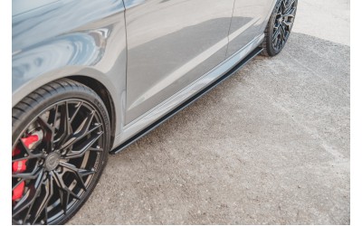 Street Pro Side Skirts Diffusers Audi RS3 8V Sportback - Black