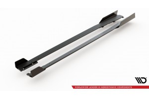 Street Pro Side Skirts Diffusers + Flaps Audi RS3 8V Sportback - Black + Gloss Flaps Street Pro Side Skirts Diffusers + Flaps Audi RS3 8V Sportback - Black + Gloss Flaps