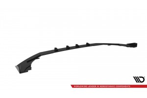 Street Pro Front Splitter V.1 + Flaps Audi RS3 Sedan 8V Facelift - Black + Gloss Flaps