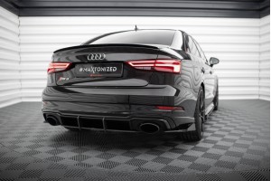 Street Pro Rear Diffuser V.1 Audi RS3 Sedan 8V Facelift - Black