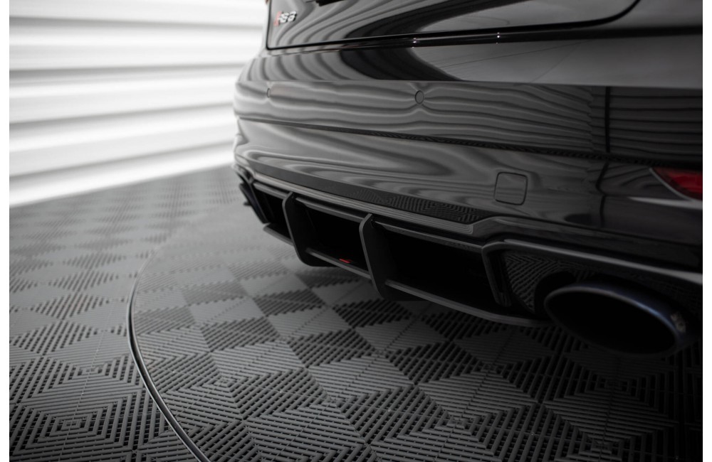 Street Pro Rear Diffuser V.1 Audi RS3 Sedan 8V Facelift - Black