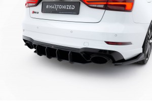 Street Pro Rear Diffuser V.2 Audi RS3 Sedan 8V Facelift - Black