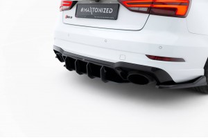 Street Pro Rear Diffuser V.2 Audi RS3 Sedan 8V Facelift - Black