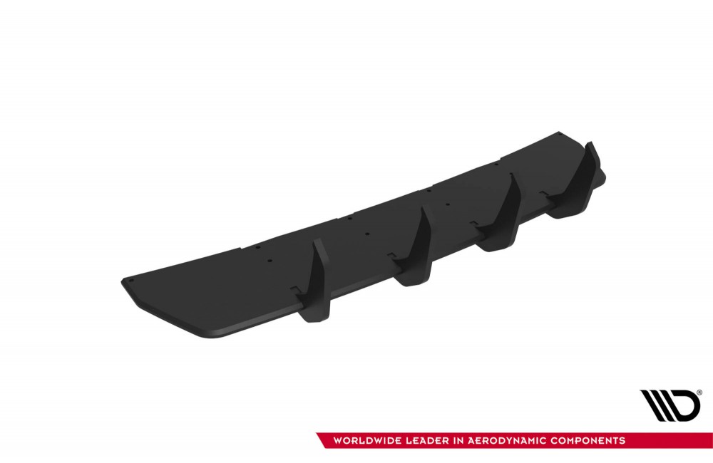 Street Pro Rear Diffuser V.2 Audi RS3 Sedan 8V Facelift - Black
