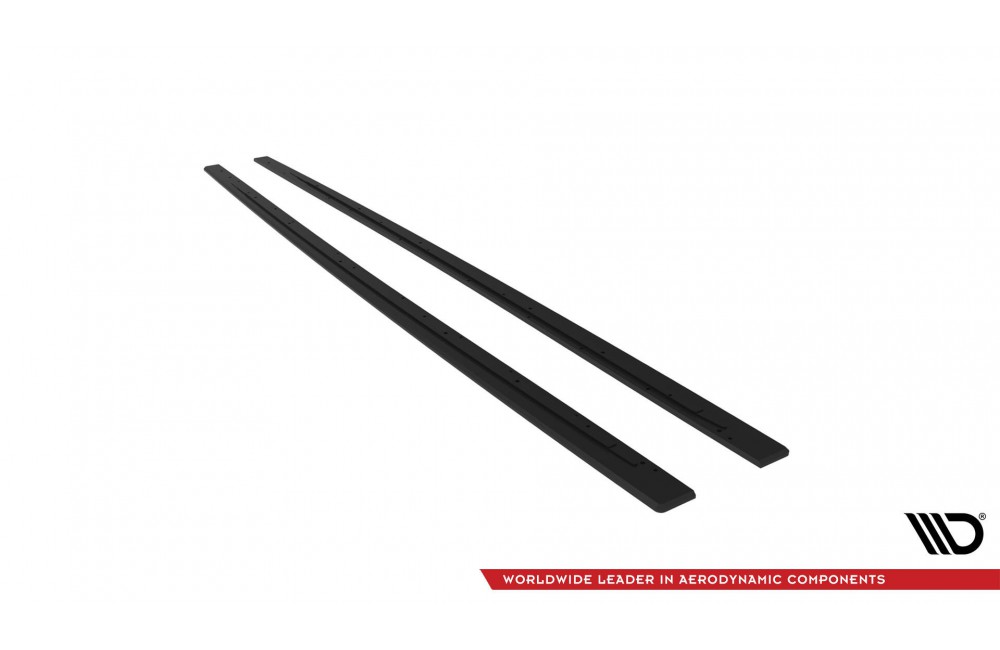 Street Pro Side Skirts Diffusers Audi RS3 Sedan 8V Facelift - Black Street Pro Side Skirts Diffusers Audi RS3 Sedan 8V Facelift - Black