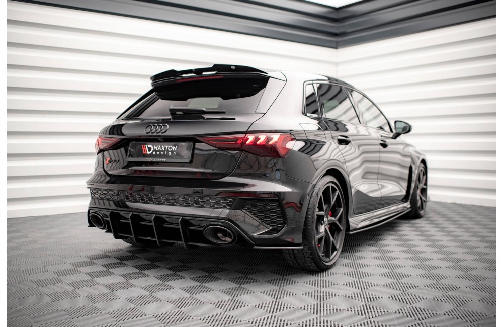 Street Pro Rear Diffuser Audi RS3 Sportback 8Y - Black