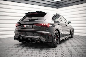 Street Pro Rear Diffuser Audi RS3 Sportback 8Y - Black