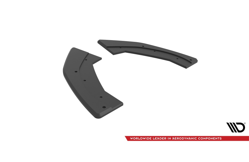 Street Pro Rear Side Splitters Audi RS3 Sportback 8Y - Black