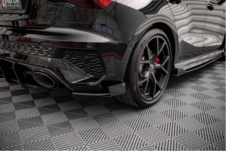 Street Pro Πίσω Πλευρικοί Splitters + Flaps Audi RS3 Sportback 8Y