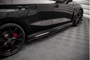 Street Pro Side Skirts Diffusers Audi RS3 Sportback 8Y - Black