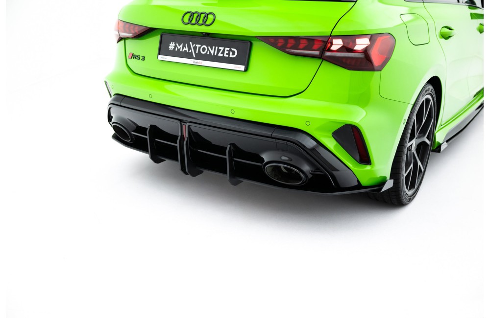 Street Pro Rear Diffuser + Flaps Audi RS3 Sportback 8Y Facelift