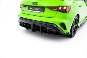 Street Pro Rear Diffuser + Flaps Audi RS3 Sportback 8Y Facelift