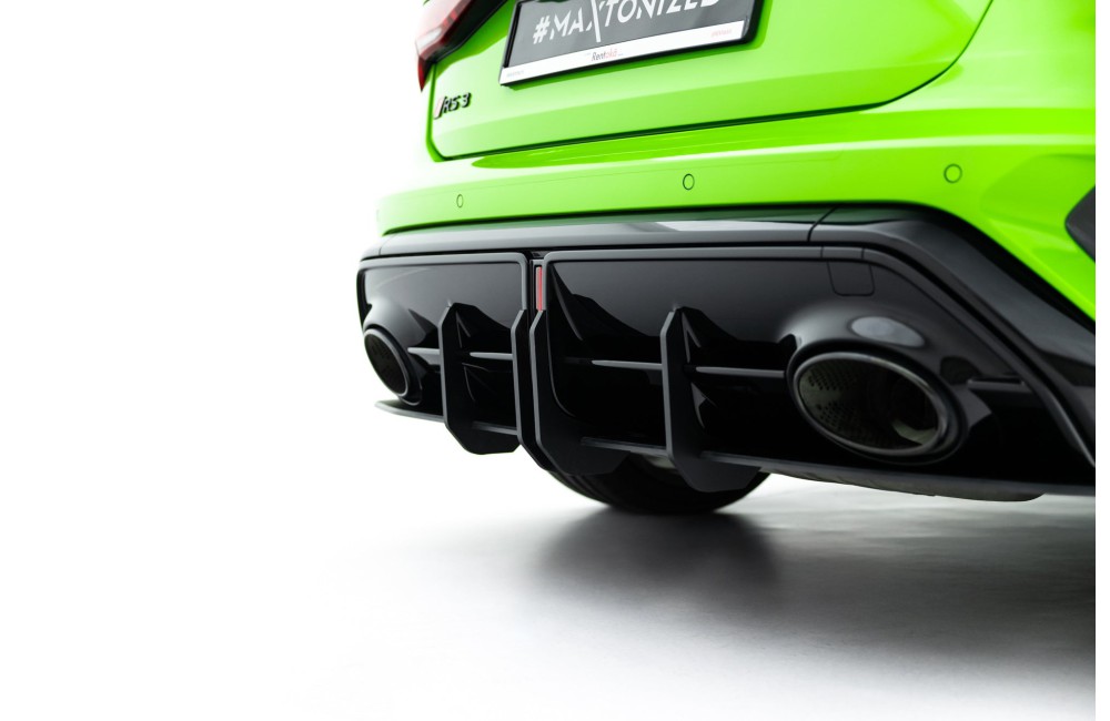Street Pro Rear Diffuser + Flaps Audi RS3 Sportback 8Y Facelift