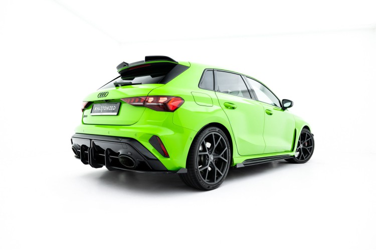 Street Pro Πίσω Diffuser + Flaps Audi RS3 Sportback 8Y Facelift