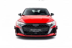 Street Pro Front Splitter Audi RS3 Sedan 8Y Facelift - Black