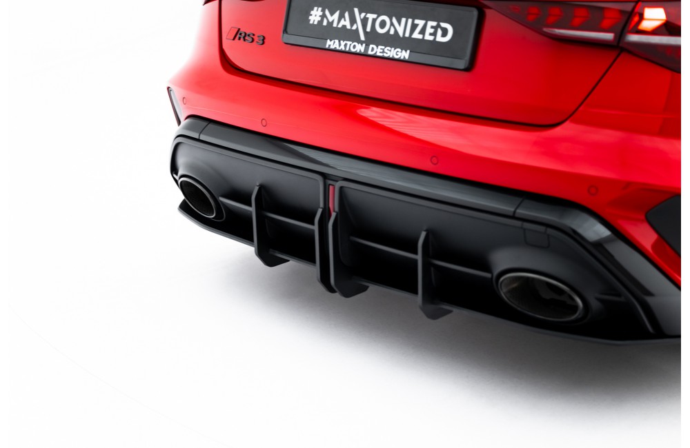 Street Pro Rear Diffuser Audi RS3 Sedan 8Y Facelift - Black