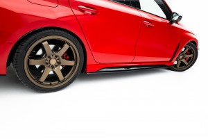 Street Pro Side Skirts Diffusers Audi RS3 Sedan 8Y Facelift - Black