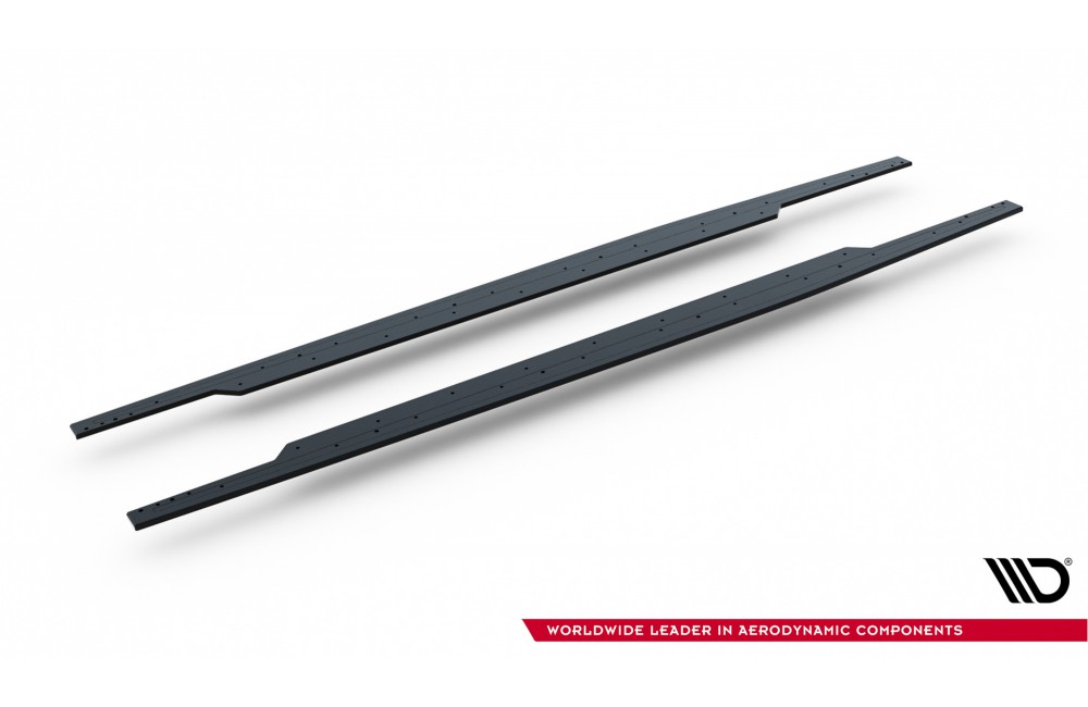 Street Pro Side Skirts Diffusers Audi RS3 Sedan 8Y Facelift - Black