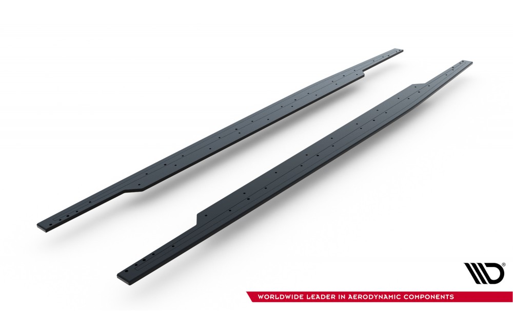 Street Pro Side Skirts Diffusers Audi RS3 Sedan 8Y Facelift - Black