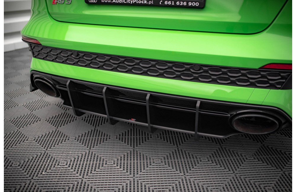 Street Pro Rear Diffuser Audi RS3 Sedan 8Y - Black