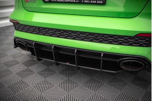 Street Pro Rear Diffuser Audi RS3 Sedan 8Y - Black