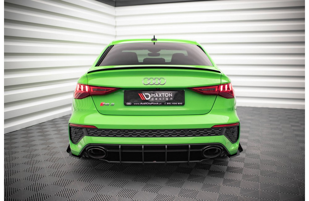 Street Pro Rear Diffuser Audi RS3 Sedan 8Y - Black