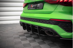 Street Pro Rear Diffuser Audi RS3 Sedan 8Y - Black