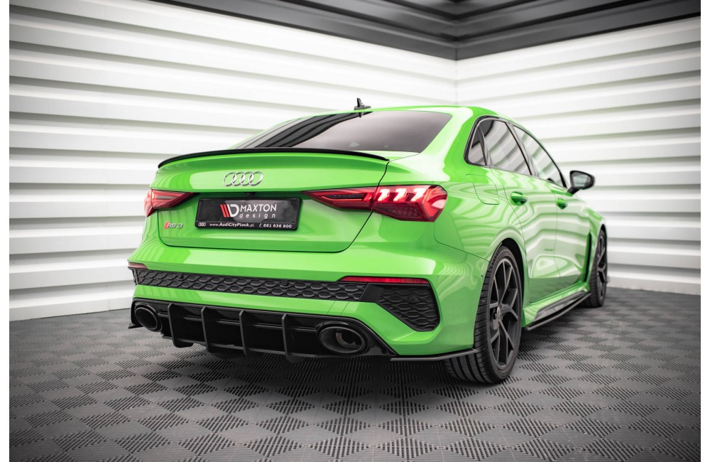 Street Pro Rear Diffuser Audi RS3 Sedan 8Y - Black