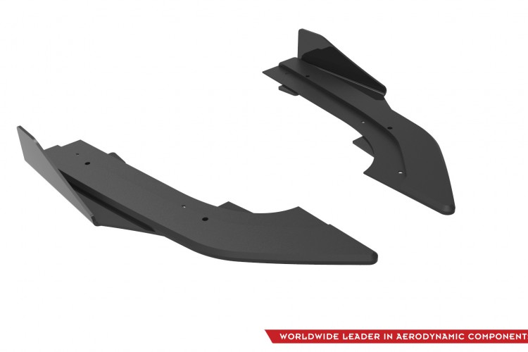 Street Pro Πίσω Πλευρικοί Splitters + Flaps Audi RS3 Sedan 8Y
