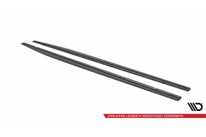 Street Pro Side Skirts Diffusers Audi RS3 Sedan 8Y - Black
