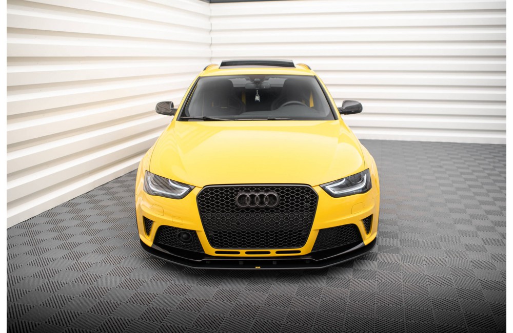 Street Pro Front Splitter Audi RS4 B8 - Black