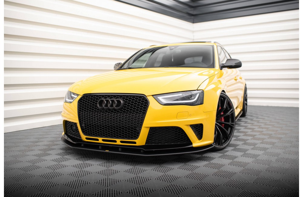 Street Pro Front Splitter Audi RS4 B8 - Black