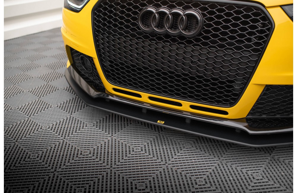 Street Pro Front Splitter Audi RS4 B8 - Black