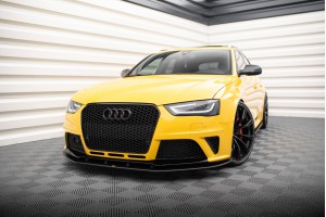 Street Pro Front Splitter Audi RS4 B8 - Black