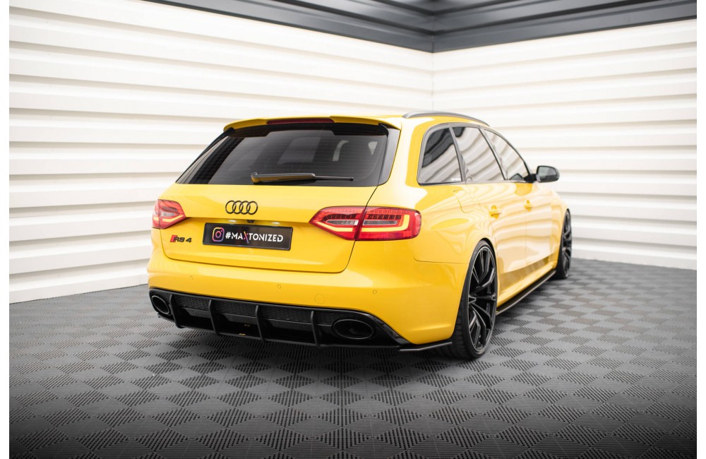 Street Pro Rear Diffuser Audi RS4 B8 - Black