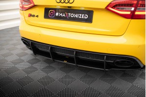 Street Pro Rear Diffuser Audi RS4 B8 - Black