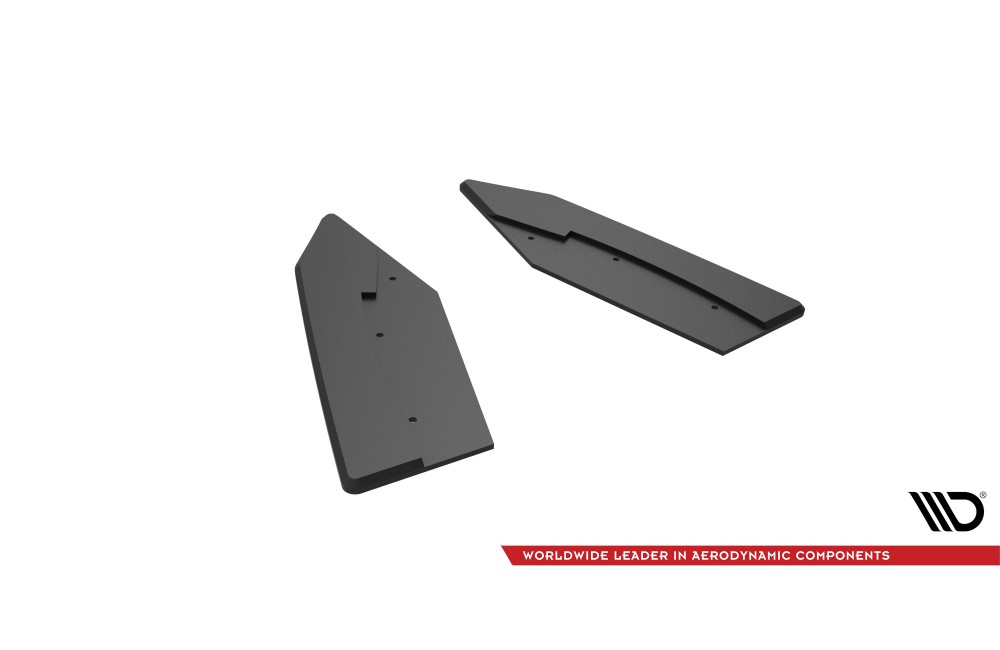 Street Pro Rear Side Splitters Audi RS4 B8 - Black