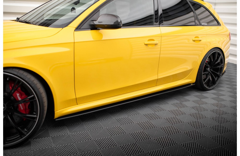 Street Pro Side Skirts Diffusers Audi RS4 B8 - Black Street Pro Side Skirts Diffusers Audi RS4 B8 - Black