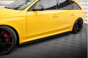 Street Pro Side Skirts Diffusers Audi RS4 B8 - Black Street Pro Side Skirts Diffusers Audi RS4 B8 - Black